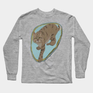 Paper craft bobcat Long Sleeve T-Shirt